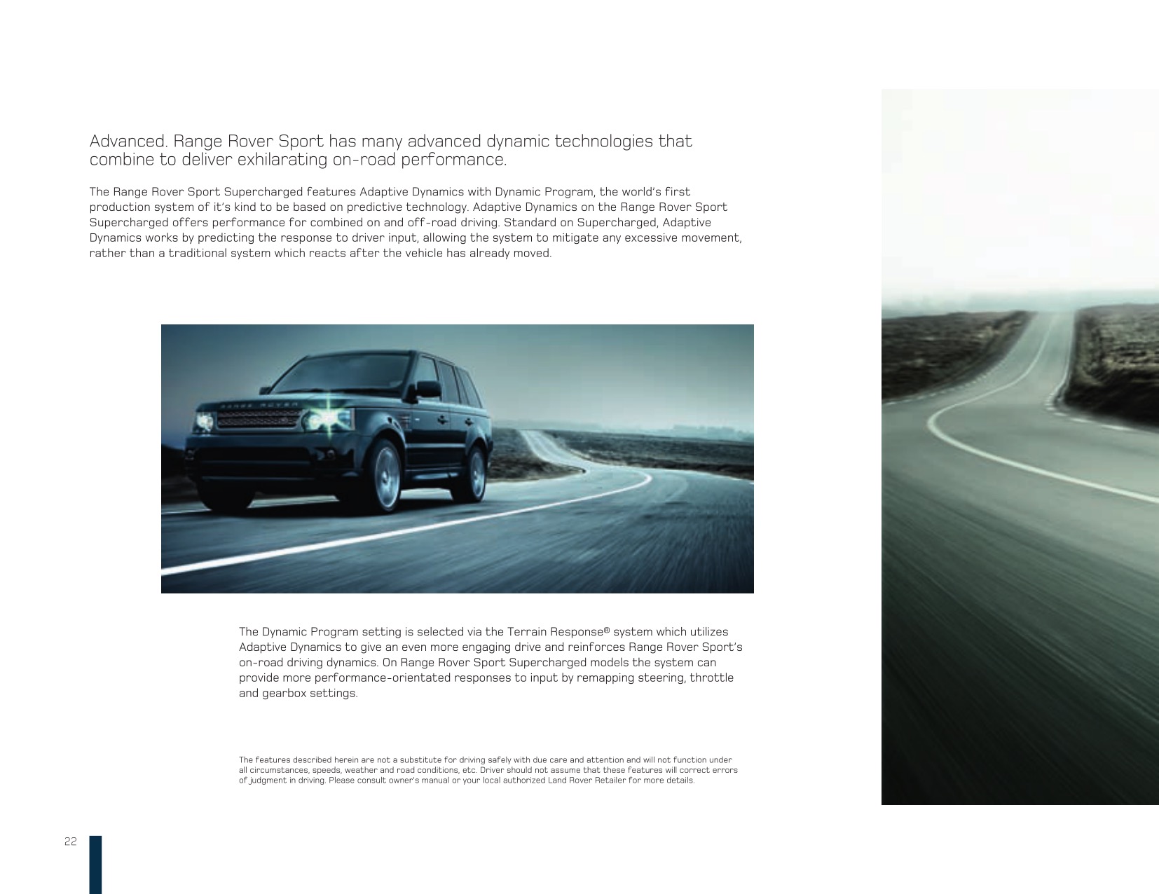 2011 Range Rover Sport Brochure Page 72